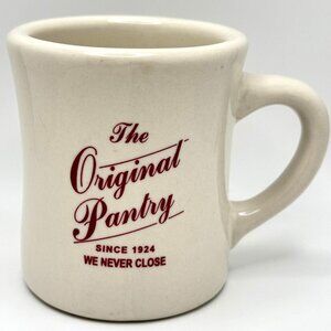 The Original Pantry Tuxton Mug Ceramic Vtg Los Angeles Restaurant Collectible